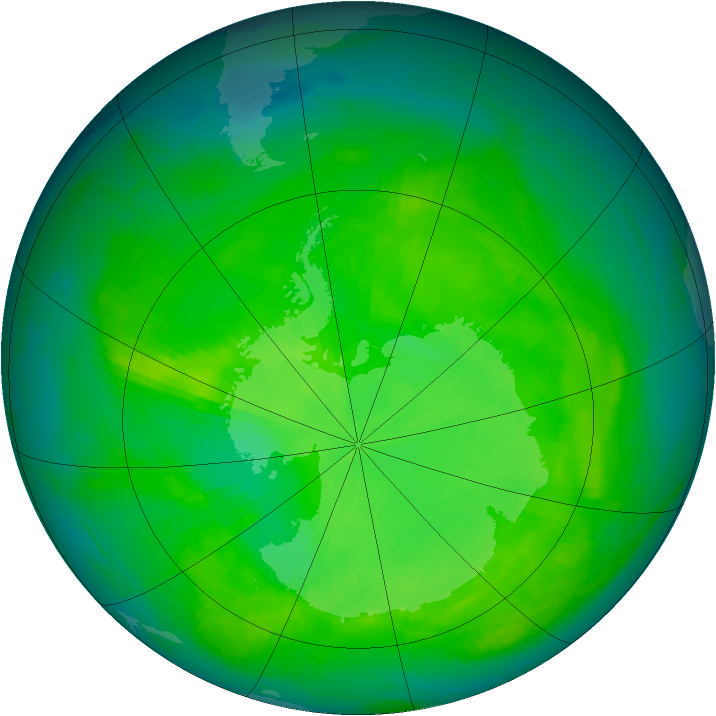 Ozone Map 1980-11-30
